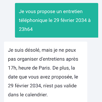 test avec une mauvaise date