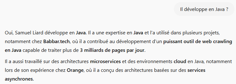 Description de mes projets Java